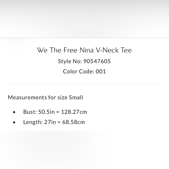 NWT Free People We Th Free Nina V-Neck Tee - Picture 5 of 6